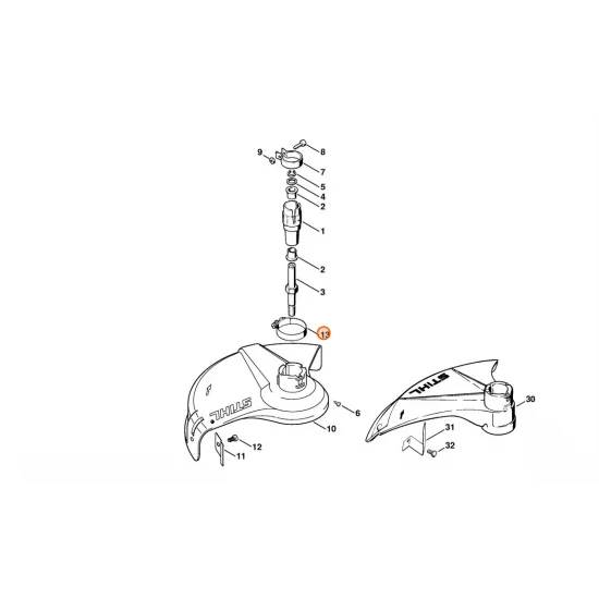 STIHL  Taśma zaciskowa 47x12 9771 021 2760